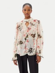 French Connection Bluzka 72YEI Beżowy Regular Fit. Brązowe bluzki damskie French Connection, l, bez wzorów, z syntetyku, bez ramiączek. Za 229.99 zł.