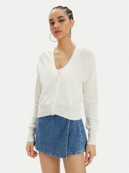 Vero Moda Kardigan New Lex Sun 10281878 Biały Regular Fit. Białe kardigany damskie Vero Moda, l, bez wzorów, z wiskozy. Za 89.99 zł.
