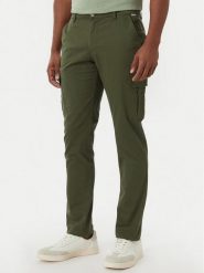 Beverly Hills Polo Club Spodnie materiałowe P-SS26M -T450313 Zielony Regular Fit. Zielone spodnie materiałowe męskie Beverly Hills Polo Club, bez wzorów, z bawełny. Za 205.99 zł.