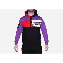 Bluza sportowa męska Mitchell & Ness Toronto Raptors. Fioletowe bluzy sportowe męskie Mitchell & Ness, bez wzorów, sportowe, bez kołnierzyka, bez ramiączek. Za 525.00 zł.