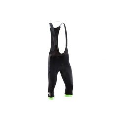 Spodenki 3/4 na rower MTB XC. Czarne spodnie materiałowe męskie ROCKRIDER, bez wzorów, z elastanu. Za 139.99 zł.
