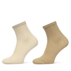 Skarpety krótkie Tommy Hilfiger. Brązowe skarpetki damskie Tommy Hilfiger, bez wzorów. Za 49.99 zł.