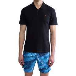 Koszulka polo męska Napapijri Ealis. Niebieskie koszulki polo męskie Napapijri, m, bez wzorów, bez ramiączek. Za 239.99 zł.