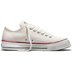 Buty sportowe Converse Chuck Taylor Throwback. Białe buty sportowe na co dzień damskie Converse, z materiału, bez zapięcia. Za 590.00 zł.