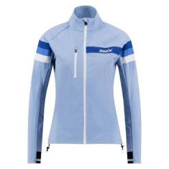 Damska kurtka narciarska Swix Focus. Niebieskie kurtki narciarskie i snowboardowe damskie Swix, bez wzorów, bez kaptura, narciarskie. Za 614.00 zł.