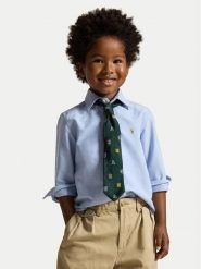 Polo Ralph Lauren Koszula 322677133002 Błękitny Regular Fit. Niebieskie koszule chłopięce Polo Ralph Lauren, bez wzorów, z bawełny, bez kołnierzyka, bez ramiączek. Za 379.99 zł.