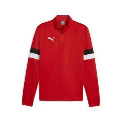 Bluza rozpinana z zamkiem 1/4 Puma Teamrise. Czerwone bluzy bez kaptura męskie Puma. Za 200.50 zł.
