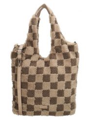 Beagles Shopper bag "Foz" w kolorze jasnobrązowo-beżowym - 33,5 x 58 x 5 cm rozmiar: onesize. Brązowe shopper bag damskie Beagles, bez wzorów, z materiału, na ramię, bez dodatków. Za 136.78 zł.