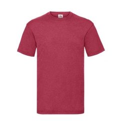 Koszulka Unisex Dla Dorosłych Valueweight. Czerwone bluzki damskie Fruit of the Loom, l, bez wzorów, bez kołnierzyka. Za 35.99 zł.