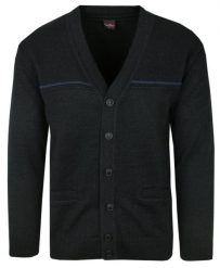 Kardigan, Czarny Sweter Wełniany Zapinany na Guziki, Elegancki, Męski. Czarne kardigany męskie Kemal Ekinci, m, bez wzorów, z wełny, casualowe, bez kołnierzyka. Za 199.00 zł.