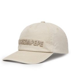 Czapka z daszkiem Patrizia Pepe. Brązowe czapki z daszkiem damskie Patrizia Pepe, bez wzorów. Za 239.99 zł.