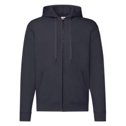Klasyczna Kurtka Z Kapturem Dla Dorosłych Unisex. Niebieskie kurtki damskie Fruit of the Loom, xl, bez wzorów, klasyczne, z kapturem. Za 136.99 zł.