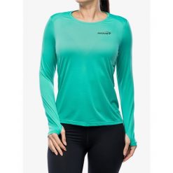 Bluza szybkoschnąca damska Inov-8 Performance Long Sleeve. Zielone bluzy bez kaptura damskie Inov-8. Za 198.99 zł.