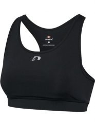 Biustonosz dla kobiet Newline essential top. Czarne biustonosze Newline, bez wzorów, z materiału. Za 144.99 zł.