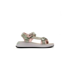 Sandały Hoff Model 12508004barrow Kolor Zielony. Zielone sandały damskie HOFF, bez wzorów, z tkaniny, bez obcasa. W wyprzedaży za 413.95 zł.