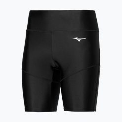 Spodenki do biegania damskie Mizuno Core Mid Tight. Czarne szorty damskie Mizuno, bez wzorów, sportowe. Za 83.99 zł.