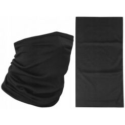 Bandana komin chusta szal na szyję głowę sportowy Aqua-Sport. Czarne szaliki i kominy damskie AQUA-SPORT, na jesień, bez wzorów, z materiału. Za 11.99 zł.