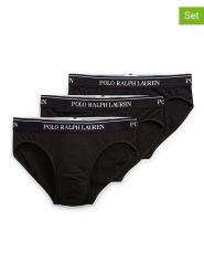 Ralph Lauren Underwear Slipy (3 pary) w kolorze czarnym rozmiar: L. Czarne slipki męskie Ralph Lauren Underwear, bez wzorów. Za 162.11 zł.