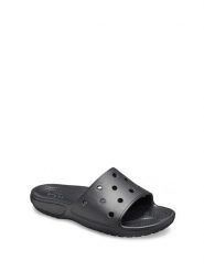 Crocs Klapki "Classic" w kolorze czarnym rozmiar: 38-39. Czarne klapki damskie Crocs, bez wzorów, bez obcasa. Za 83.42 zł.