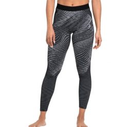 Spodnie termoaktywne damskie Odlo Blackcomb Eco, leggins. Czarne bielizna termoaktywna damska Odlo, l, bez wzorów, z materiału. Za 296.05 zł.