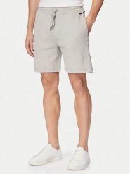 BOSS Szorty sportowe Structure 50540581 Szary Regular Fit. Szare szorty męskie Boss, l, z syntetyku. Za 379.99 zł.