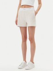 Calvin Klein Underwear Szorty sportowe 000QS7275E Beżowy Regular Fit. Brązowe spodenki sportowe damskie Calvin Klein Underwear, m, z bawełny. Za 129.99 zł.