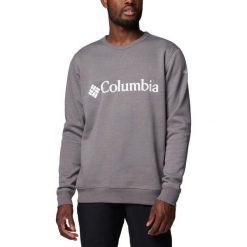 Columbia Bluza Logo Fleece 1884931022. Szare bluzy bez kaptura męskie Columbia, m. Za 200.99 zł.