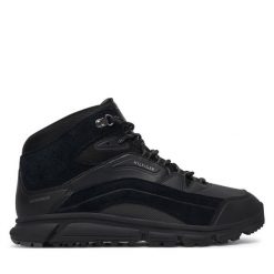Trapery Tommy Hilfiger. Czarne buty zimowe męskie Tommy Hilfiger, bez zapięcia. Za 649.99 zł.