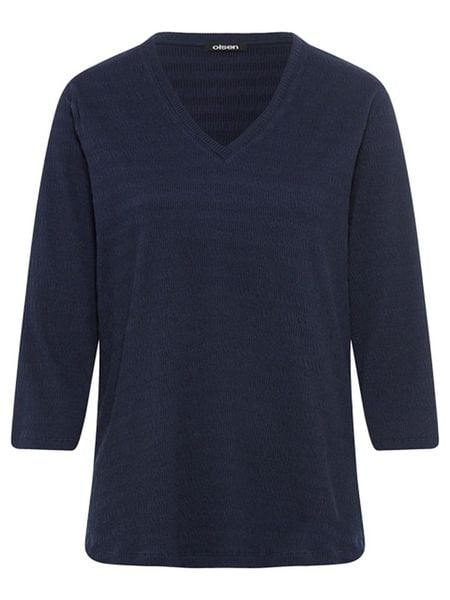 Olsen Sweter w kolorze granatowym rozmiar: 38. Niebieskie swetry klasyczne damskie Olsen, bez kołnierzyka. Za 66.47 zł.