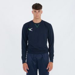 Bluza bawełniana Napix z okrągłym dekoltem. Niebieskie bluzy bez kaptura męskie ELPLAYER, m, z bawełny. Za 74.00 zł.