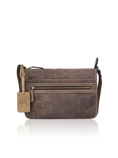 Bellicci Skórzana torebka "Trudy" w kolorze brązowym - 26 x 18 x 4 cm rozmiar: onesize. Brązowe torebki klasyczne damskie Bellicci, bez wzorów, z materiału, bez dodatków. Za 165.99 zł.