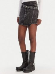 HUGO Spódnica mini Galaxy 50559270 Czarny. Czarne spódniczki damskie Hugo, xs, bez wzorów, z bawełny, mini. Za 449.99 zł.