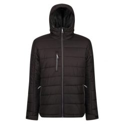 Męska Ocieplana Kurtka Navigate. Czarne kurtki męskie Regatta, m, bez wzorów, z puchu, sportowe, bez kaptura. Za 320.99 zł.