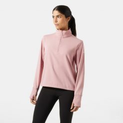 Damska bluza dresowa Helly Hansen Versalite. Czerwone bluzy bez kaptura damskie Helly Hansen, z dresówki. Za 319.50 zł.