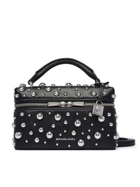 MICHAEL Michael Kors Torebka Jana 32F6SQ1C0V Czarny. Czarne torebki klasyczne damskie MICHAEL Michael Kors, bez wzorów, bez dodatków. Za 1,209.00 zł.