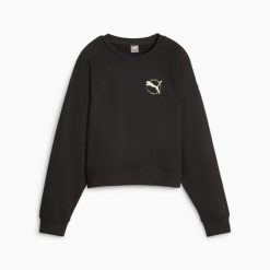 Bluza damska Puma BETTER SPORTSWEAR TR 67606701. Czarne bluzy bez kaptura damskie Puma, m, z bawełny. Za 156.99 zł.