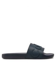 Calvin Klein Klapki Pool Slide HM0HM01519 Granatowy. Niebieskie klapki i japonki męskie CALVIN KLEIN, z tworzywa sztucznego. Za 169.99 zł.