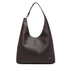 Torebka Calvin Klein. Brązowe torebki klasyczne damskie CALVIN KLEIN, bez wzorów, bez dodatków. Za 1,099.00 zł.