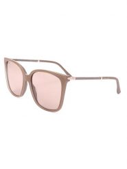 Jimmy Choo Damskie okulary przeciwsłoneczne w kolorze beżowo-jasnoróżowym rozmiar: 57. Brązowe okulary przeciwsłoneczne damskie Jimmy Choo. Za 409.45 zł.