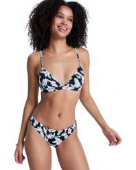 Dół bikini dla Kobiety PRINTED ESSENTIALS Czarny. Czarne bikini damskie Roxy, bez wzorów. Za 129.99 zł.