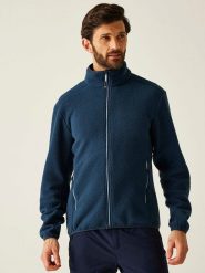 Regatta Kurtka polarowa "Elnut" w kolorze granatowym rozmiar: 3XL. Niebieskie kurtki męskie Regatta, xl, bez wzorów, z polaru, bez kaptura. Za 127.65 zł.