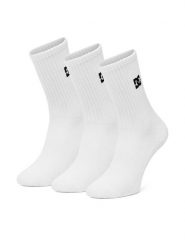 DC Shoes Skarpety długie AS_DC_01W_SS25 (3-PACK) Biały. Białe skarpetki damskie DC Shoes, bez wzorów, z bawełny. Za 49.99 zł.