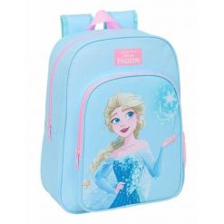 Plecak szkolny DISNEY FROZEN Niebieski. Niebieskie plecaki damskie Disney Frozen, bez wzorów, biznesowe. Za 75.15 zł.