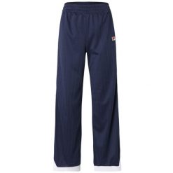 Damskie spodnie dresowe Fila Lorce. Niebieskie spodnie sportowe damskie Fila, z dresówki. W wyprzedaży za 236.00 zł.