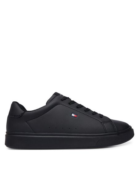 Tommy Hilfiger Sneakersy T3X9-35233-1355999 D Czarny. Czarne buty sportowe chłopięce Tommy Hilfiger, bez wzorów, ze skóry, bez zapięcia. Za 329.99 zł.