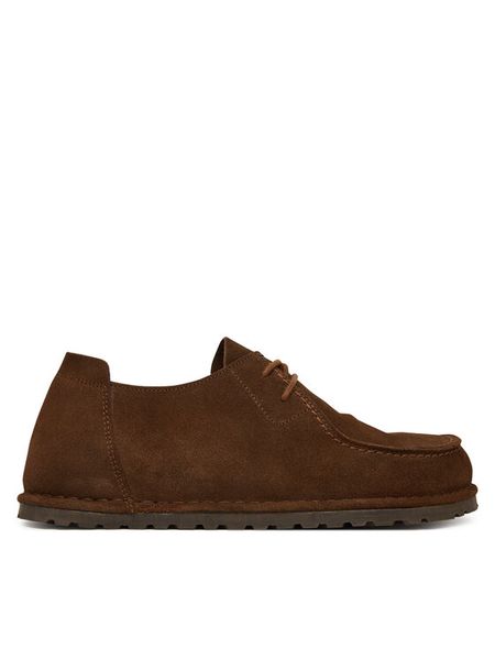 Birkenstock Półbuty Utti Lace 1033136 Brązowy. Brązowe półbuty męskie Birkenstock, ze skóry, bez zapięcia. Za 719.99 zł.