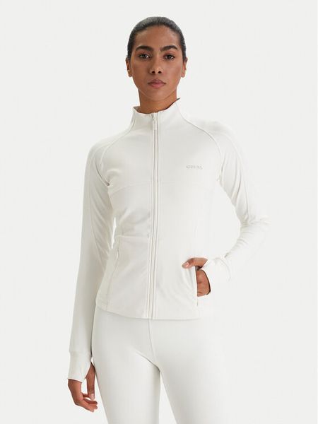 Guess Bluza V6RP15 KD952 Écru Slim Fit. Bluzy bez kaptura damskie Guess, m, z syntetyku. Za 349.99 zł.