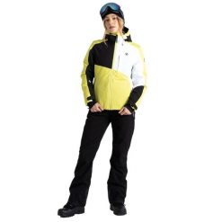 Kurtka Narciarska Damska Chute. Czarne kurtki damskie Dare 2b, m, bez wzorów, z materiału, z kapturem. Za 251.99 zł.