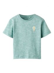 NAME IT T-Shirt Fredery 13238143 Zielony Regular Fit. Zielone t-shirty chłopięce Name it, bez wzorów, z bawełny, bez ramiączek. Za 39.99 zł.