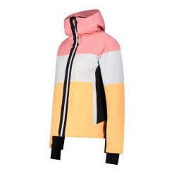 Kurtka damska narciarska damska CMP 33W0706. Białe kurtki narciarskie i snowboardowe damskie CMP, s, bez wzorów, z poliesteru, narciarskie. Za 549.99 zł.